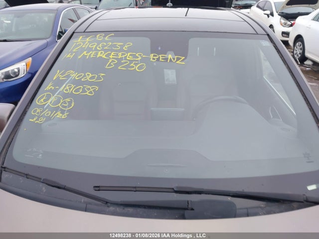 12498238 :رقم المزاد ، WDDMH4EB4EJ240803 vin ، 2014 Mercedes-benz B 250 Sports Tourer مزاد بيع