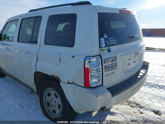 2010 Jeep Patriot Sport მანქანა იყიდება აუქციონზე, vin: 1J4NF2GB1AD500325, აუქციონის ნომერი: 12498389