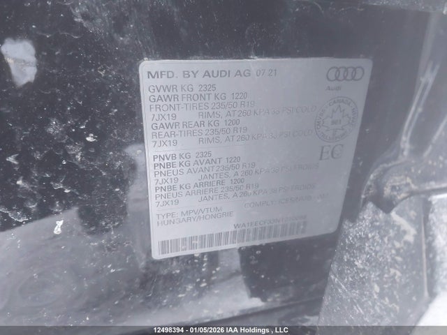 WA1EECF33N1010088 Audi Q3