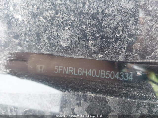5FNRL6H40JB504334 Honda ODYSSEY EX