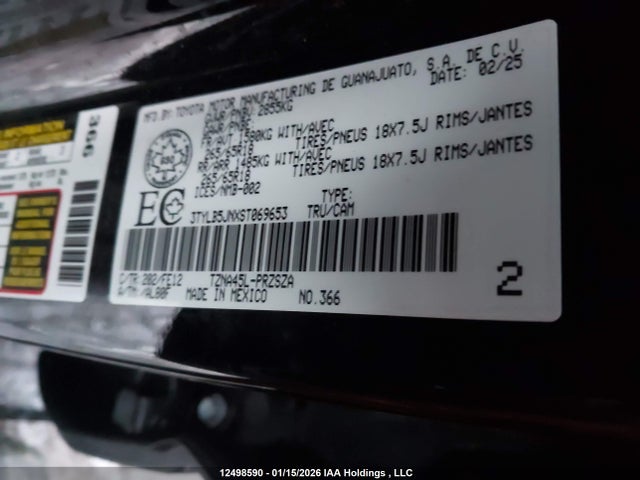 3TYLB5JNXST069653 Toyota Tacoma