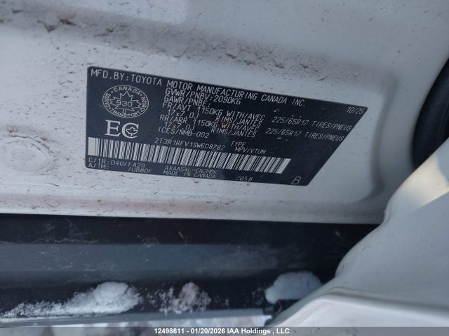 2T3R1RFV1SW608782 Toyota Rav4 Xle