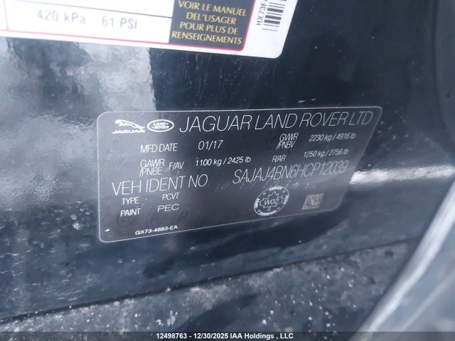 SAJAJ4BN6HCP12039 Jaguar Xe 2.0l Diesel Premium