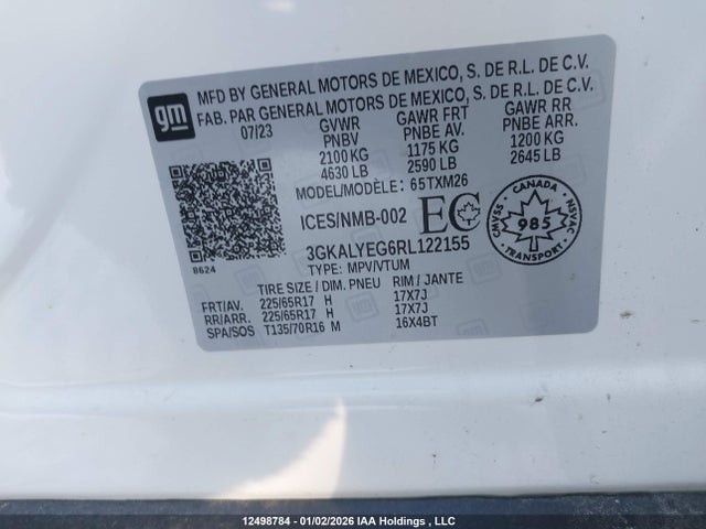 3GKALYEG6RL122155 GMC Terrain At4