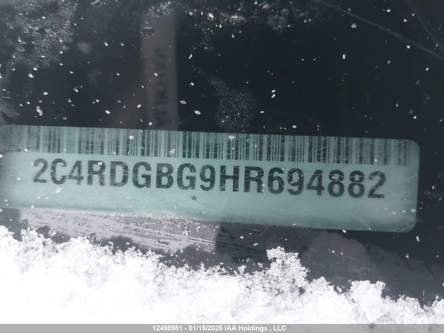 2C4RDGBG9HR694882 Dodge Grand Caravan Se
