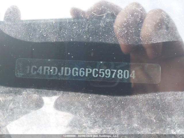 1C4RDJDG6PC597804 Dodge DURANGO GT