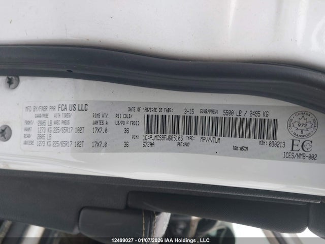 Jeep Cherokee North 2015 1C4PJMCS9FW685105 Image 18