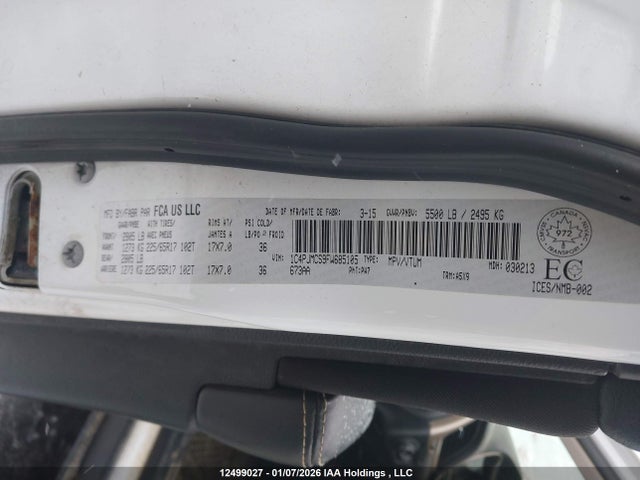 Jeep Cherokee North 2015 1C4PJMCS9FW685105 Image 9