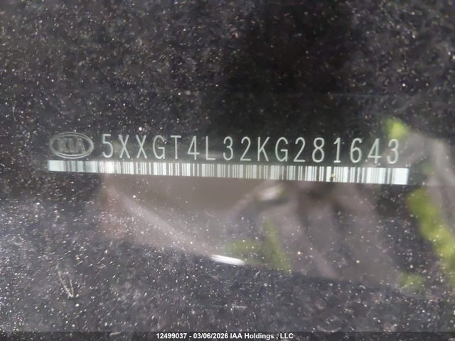 5XXGT4L32KG281643 KIA OPTIMA LX/S