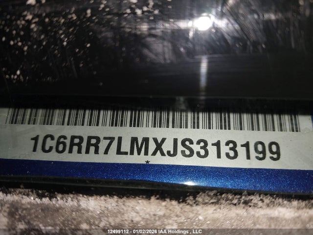 12499112 :رقم المزاد ، 1C6RR7LMXJS313199 vin ، 2018 Ram 1500 Slt مزاد بيع