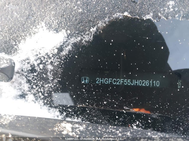 Aukcja sprzedaży 2018 Honda Civic, vin: 2HGFC2F55JH026110, numer aukcji: 12499122