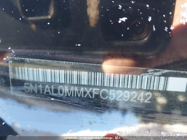 5N1AL0MMXFC529242 Infiniti QX60