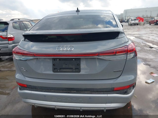 12499281 :رقم المزاد ، WA12UAFZ0RP038822 vin ، 2024 Audi Q4 E-tron Sportback مزاد بيع
