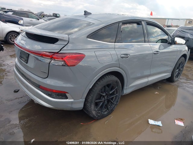 12499281 :رقم المزاد ، WA12UAFZ0RP038822 vin ، 2024 Audi Q4 E-tron Sportback مزاد بيع