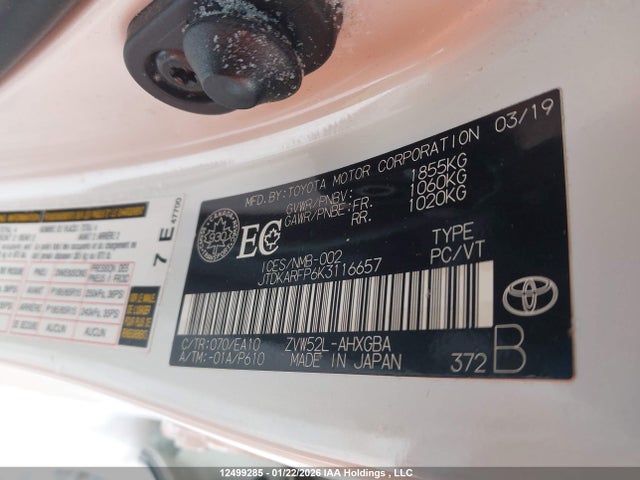 JTDKARFP6K3116657 Toyota Prius Prime Upgrade