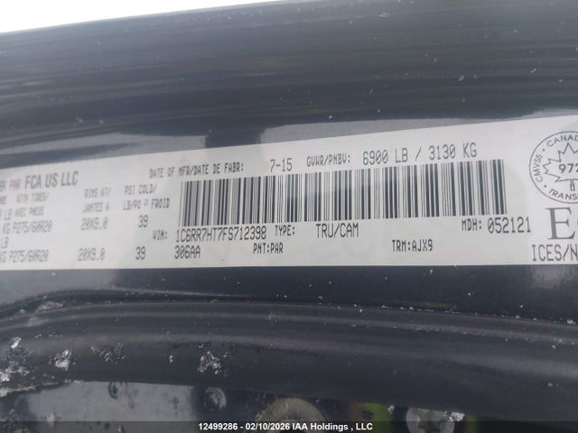Dodge RAM 1500 2015 1C6RR7HT7FS712398 Image 18
