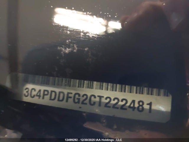 Aukcja sprzedaży 2012 Dodge Journey R/t, vin: 3C4PDDFG2CT222481, numer aukcji: 12499292