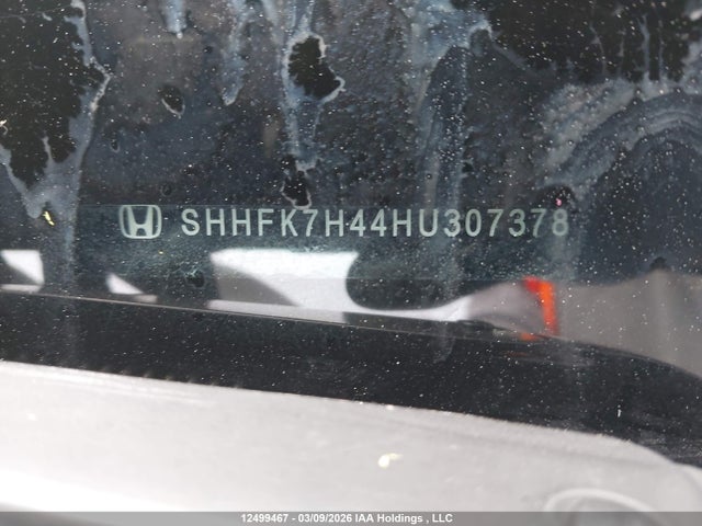 SHHFK7H44HU307378 Honda Civic Sport