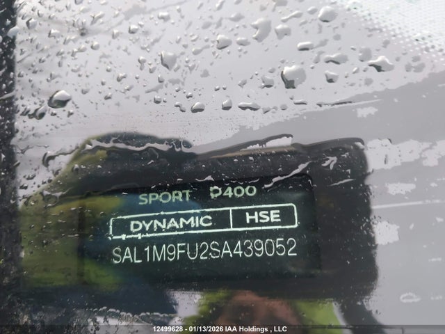 SAL1M9FU2SA439052 Land Rover Range Rover Sport P400 Dynamic Hse