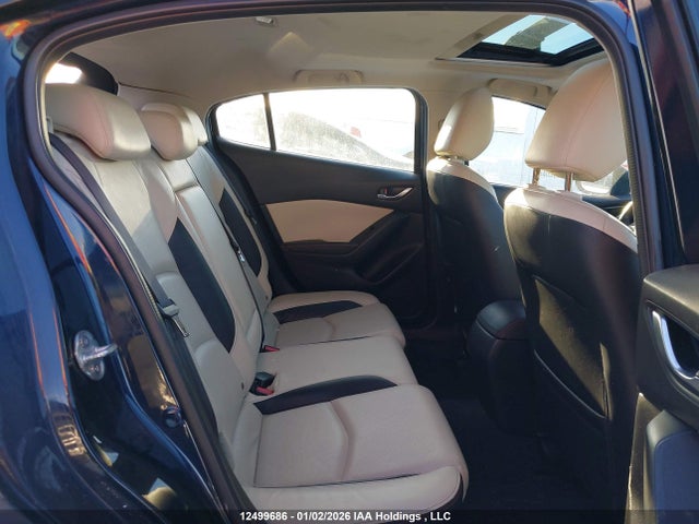 12499686 :رقم المزاد ، JM1BM1M36G1306129 vin ، 2016 Mazda Mazda3 Gt مزاد بيع