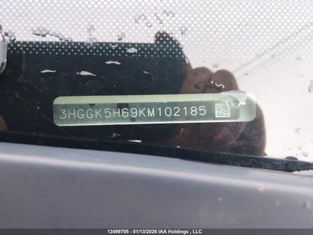 3HGGK5H69KM102185 Honda Fit Sport