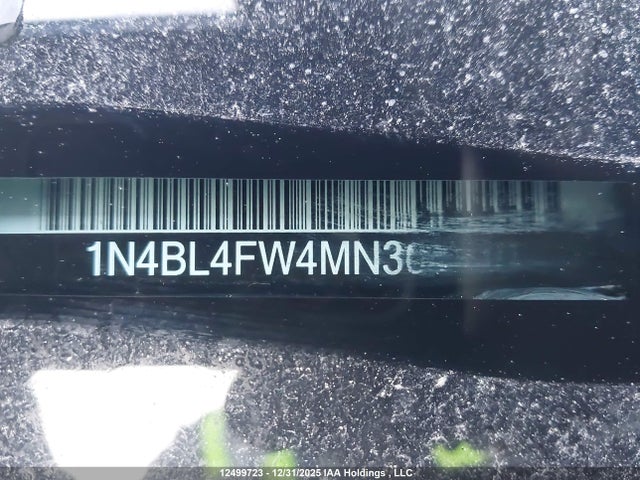 1N4BL4FW4MN304210 Nissan Altima Platinum