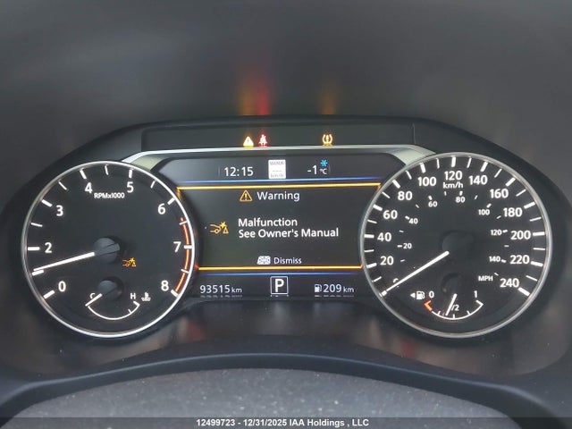 1N4BL4FW4MN304210 Nissan Altima Platinum