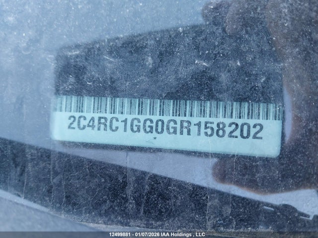 Aukcja sprzedaży 2016 Chrysler Town & Country Limited, vin: 2C4RC1GG0GR158202, numer aukcji: 12499881