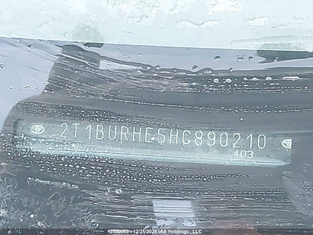 2T1BURHE5HC890210 Toyota Corolla L/le/xle/se/xse