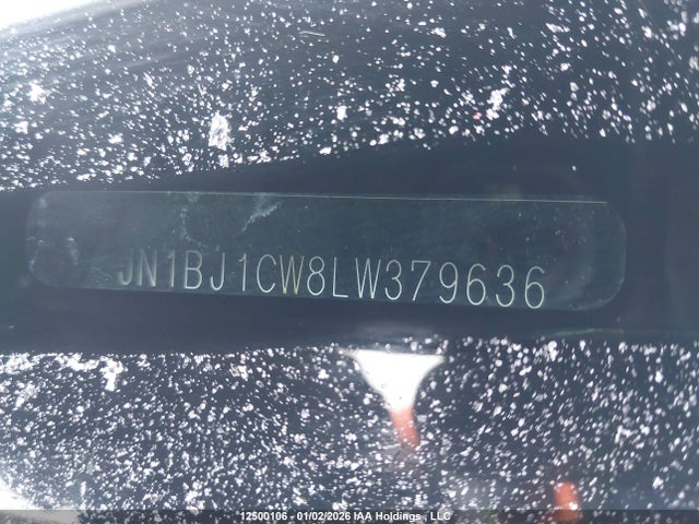 JN1BJ1CW8LW379636 Nissan Qashqai S/sl/sv