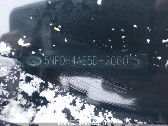 12500111 :رقم المزاد ، 5NPDH4AE5DH206015 vin ، 2013 Hyundai Elantra Gl مزاد بيع
