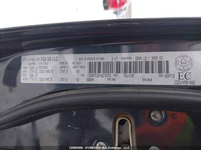 RAM 1500 St 2017 1C6RR7FG2HS673373 Image 18