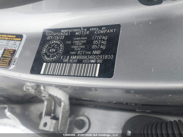 Продажа на аукционе авто 2024 Hyundai Venue, vin: KMHRB8A34RU291810, номер лота: 12500300