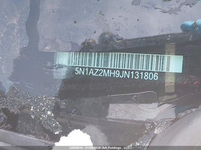 5N1AZ2MH9JN131806 Nissan Murano S/sl/sv/platinum