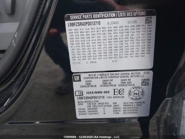 Buick Envision Avenir 2023 LRBFZSR43PD013716 Image 9