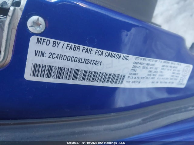 Dodge Grand Caravan Premium Plus 2020 2C4RDGCG8LR247421 Image 9