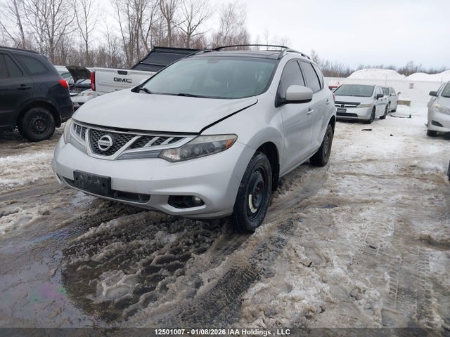 2013 Nissan Murano Le/s/sl/sv მანქანა იყიდება აუქციონზე, vin: JN8AZ1MW0DW322742, აუქციონის ნომერი: 12501007