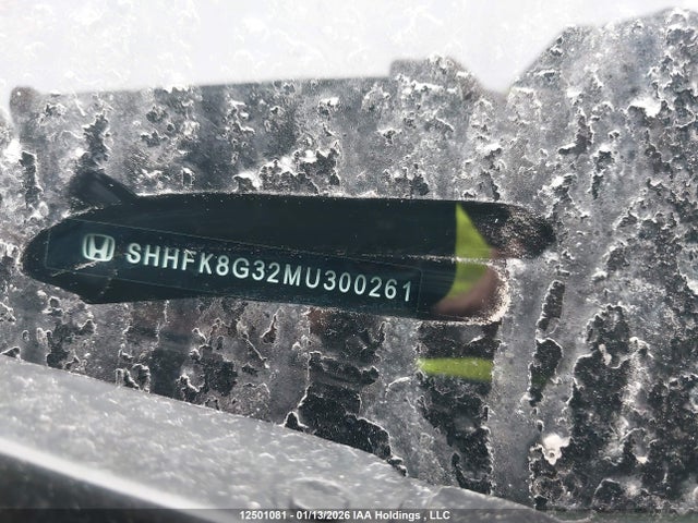 SHHFK8G32MU300261 Honda Civic Type-r