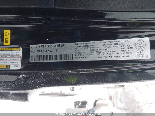 1C4JJXP67PW591116 Jeep Wrangler 4xe 4-door High Altitude