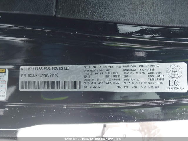 1C4JJXP67PW591116 Jeep Wrangler 4xe 4-door High Altitude