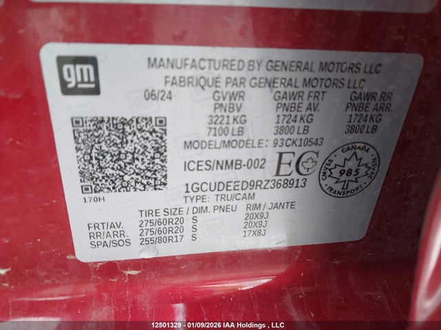1GCUDEED9RZ368913 Chevrolet Silverado 1500