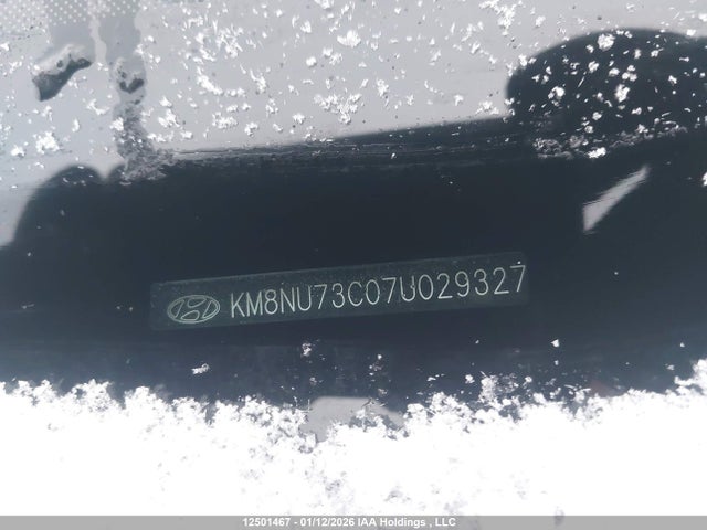 12501467 :رقم المزاد ، KM8NU73C07U029327 vin ، 2007 Hyundai Veracruz Gls/se/limited مزاد بيع
