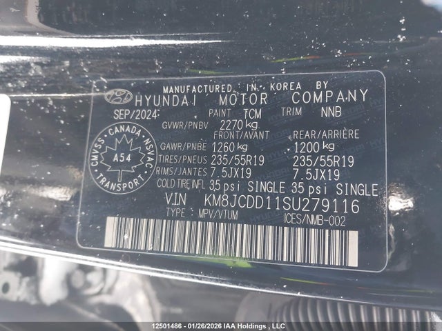 KM8JCDD11SU279116 Hyundai Tucson N-line Hybrid Awd