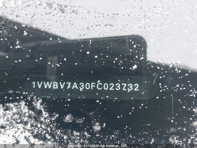 1VWBV7A30FC023732 Volkswagen PASSAT SE