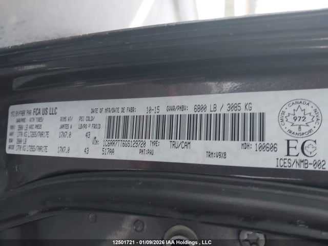 1C6RR7TT6GS129720 RAM 1500 Slt