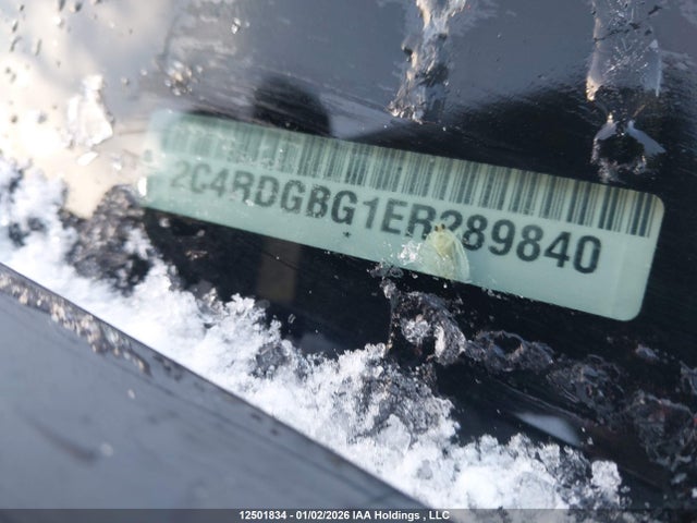 12501834 :رقم المزاد ، 2C4RDGBG1ER289840 vin ، 2014 Dodge Grand Caravan Se مزاد بيع