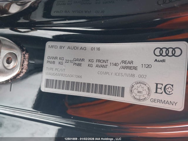 Продажа на аукционе авто 2016 Audi S5 Premium Plus, vin: WAUG4AFR2GA041066, номер лота: 12501859