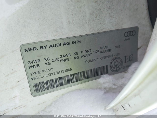 WAULUCGY2RA131045 Audi A3 40 Progressiv