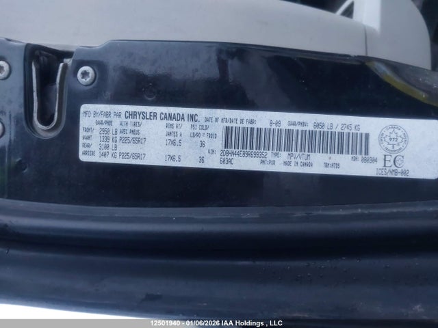 Aukcja sprzedaży 2009 Dodge Grand Caravan Se, vin: 2D8HN44E89R699352, numer aukcji: 12501940