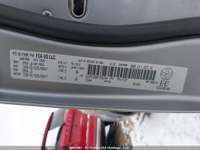 3C4PDCAB8FT692704 Dodge JOURNEY SE